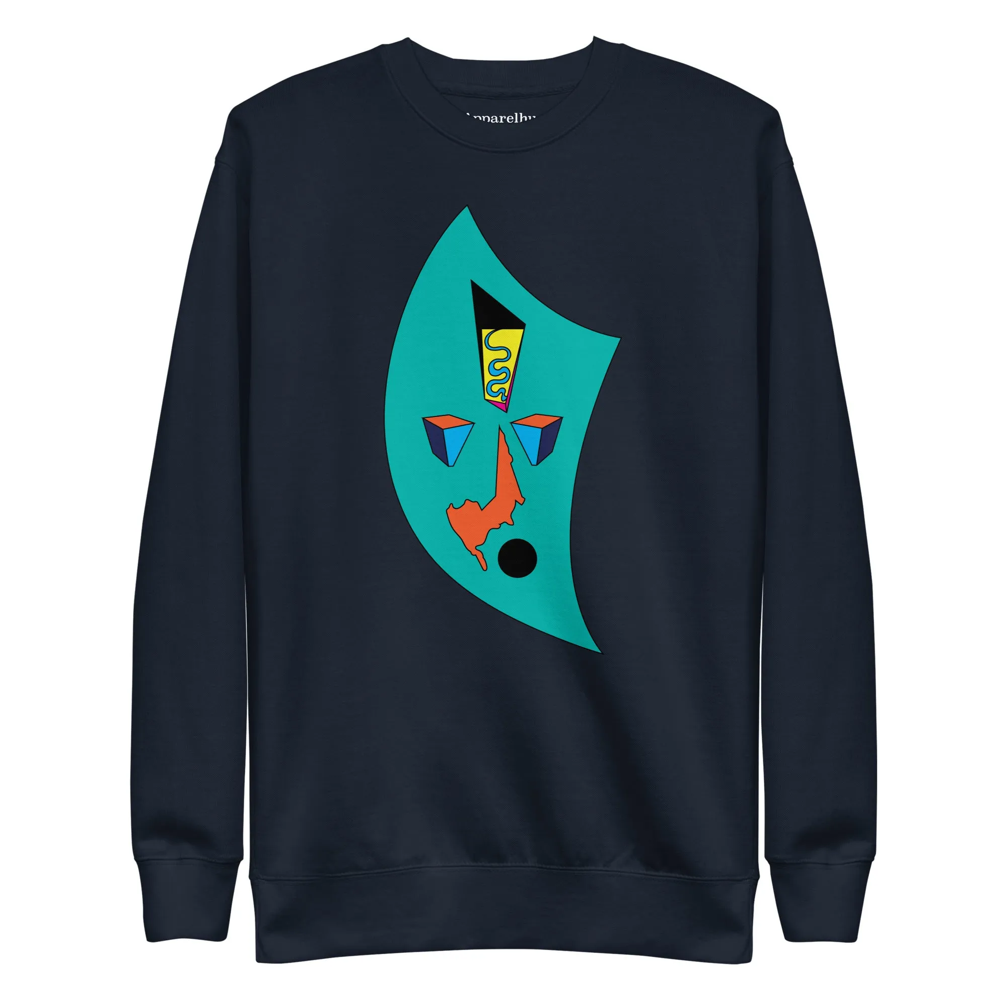 Abstract Modern Art Sweatshirt, Comfortable Fashionable Sweater,  Graphic Print sweater   Contemporary Art Sweatshirt, Bold and Fashionable Sweater