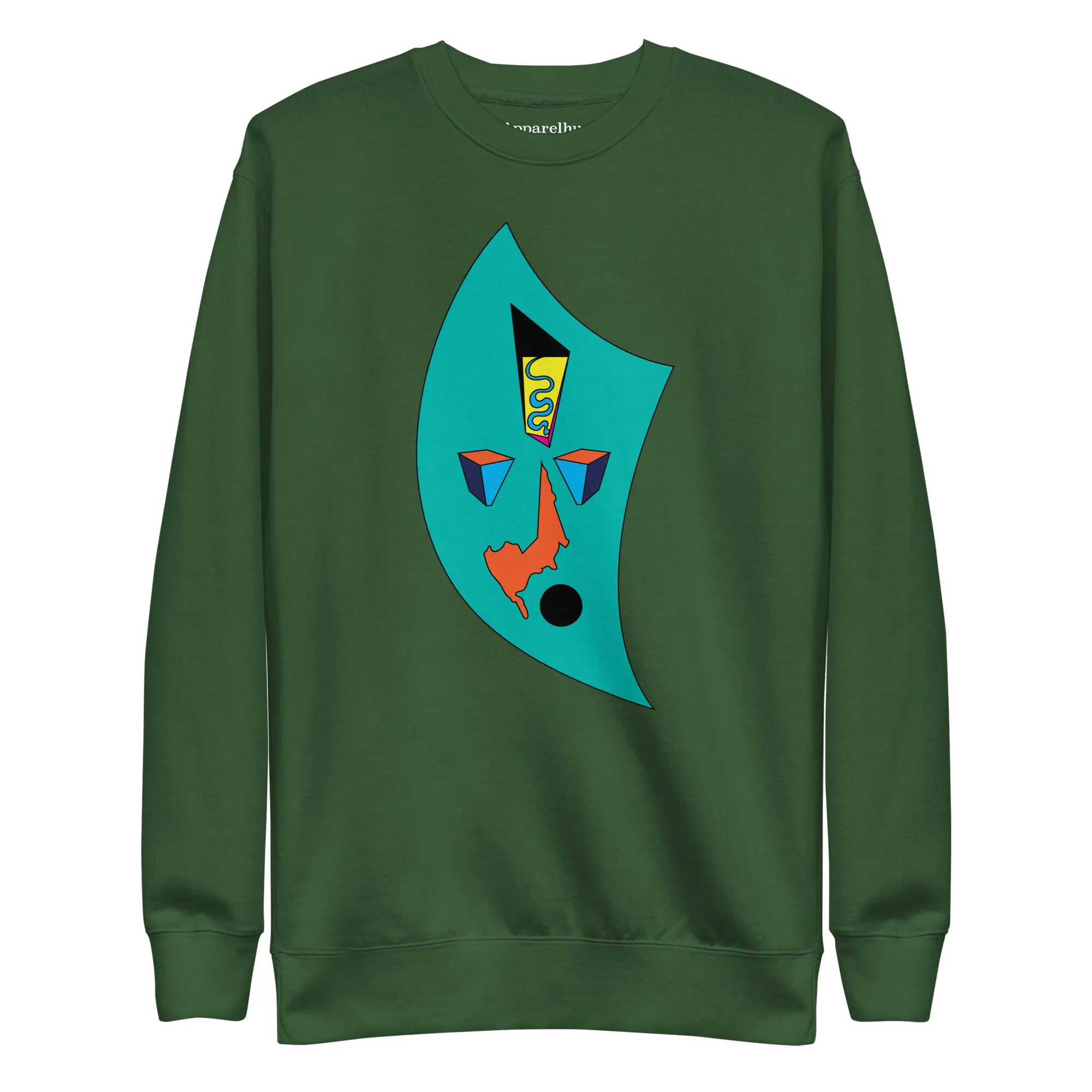 Abstract Modern Art Sweatshirt, Comfortable Fashionable Sweater,  Graphic Print sweater   Contemporary Art Sweatshirt, Bold and Fashionable Sweater
