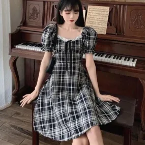 Allegra    Dress Kawaii Academia Y2K Cottagecore Coquette Fairycore Dollette Princesscore