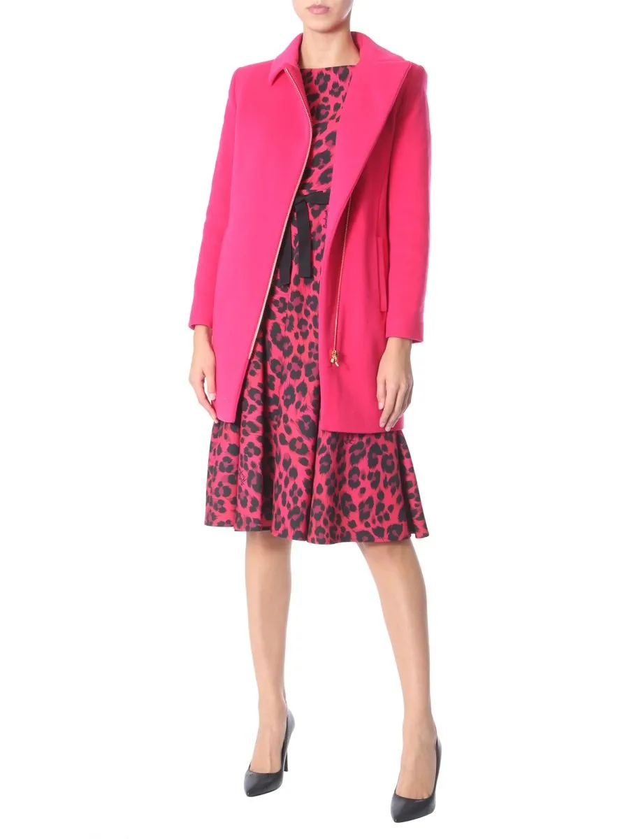 Boutique Moschino Asymmetric Zip Coat