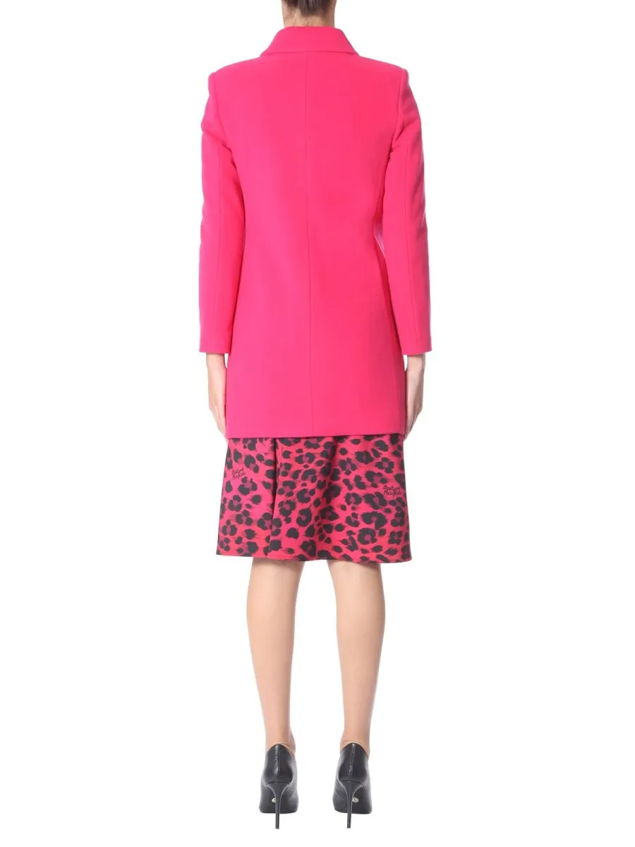 Boutique Moschino Asymmetric Zip Coat