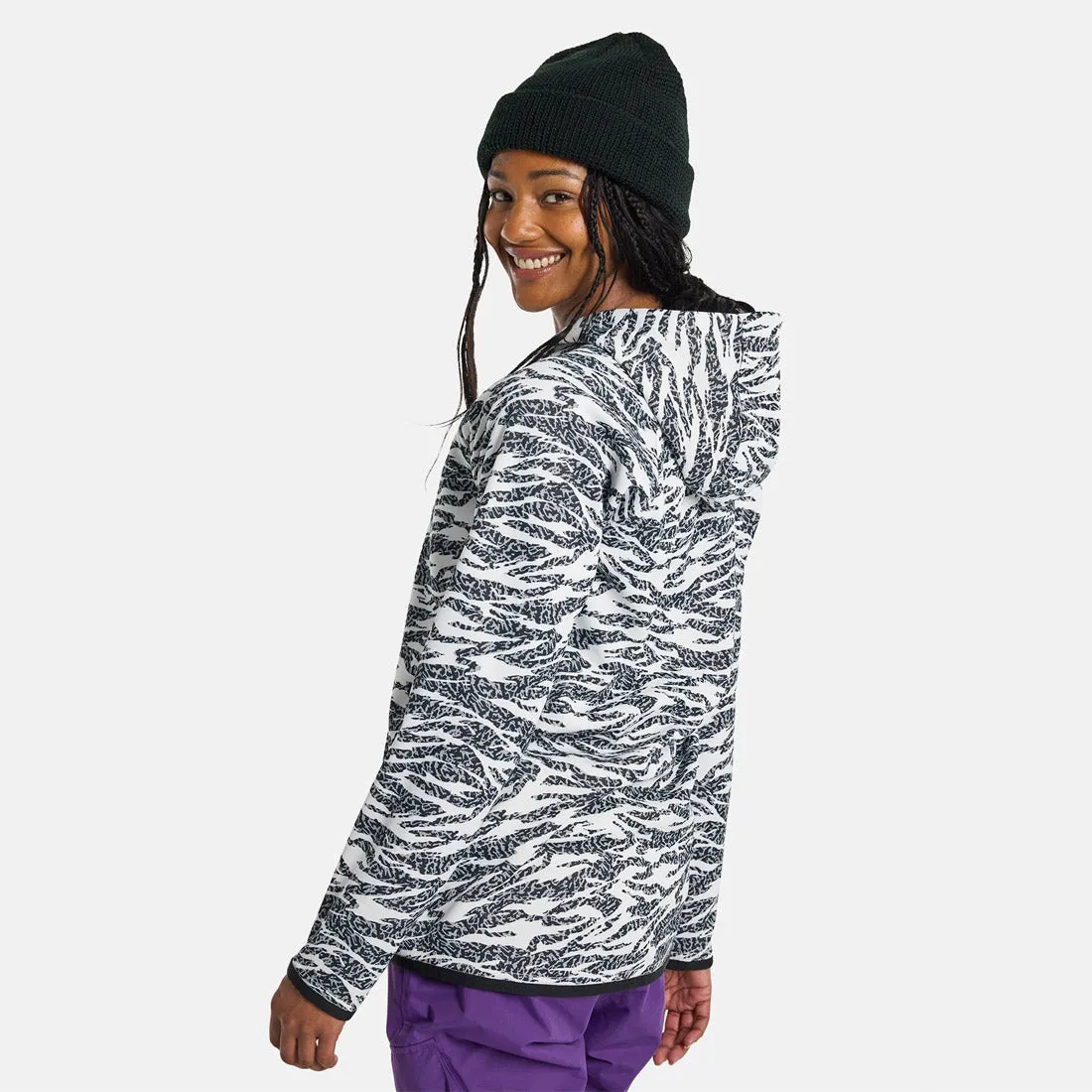 BURTON Women's Crown Weatherproof Pullover Hood - Zebra Camo