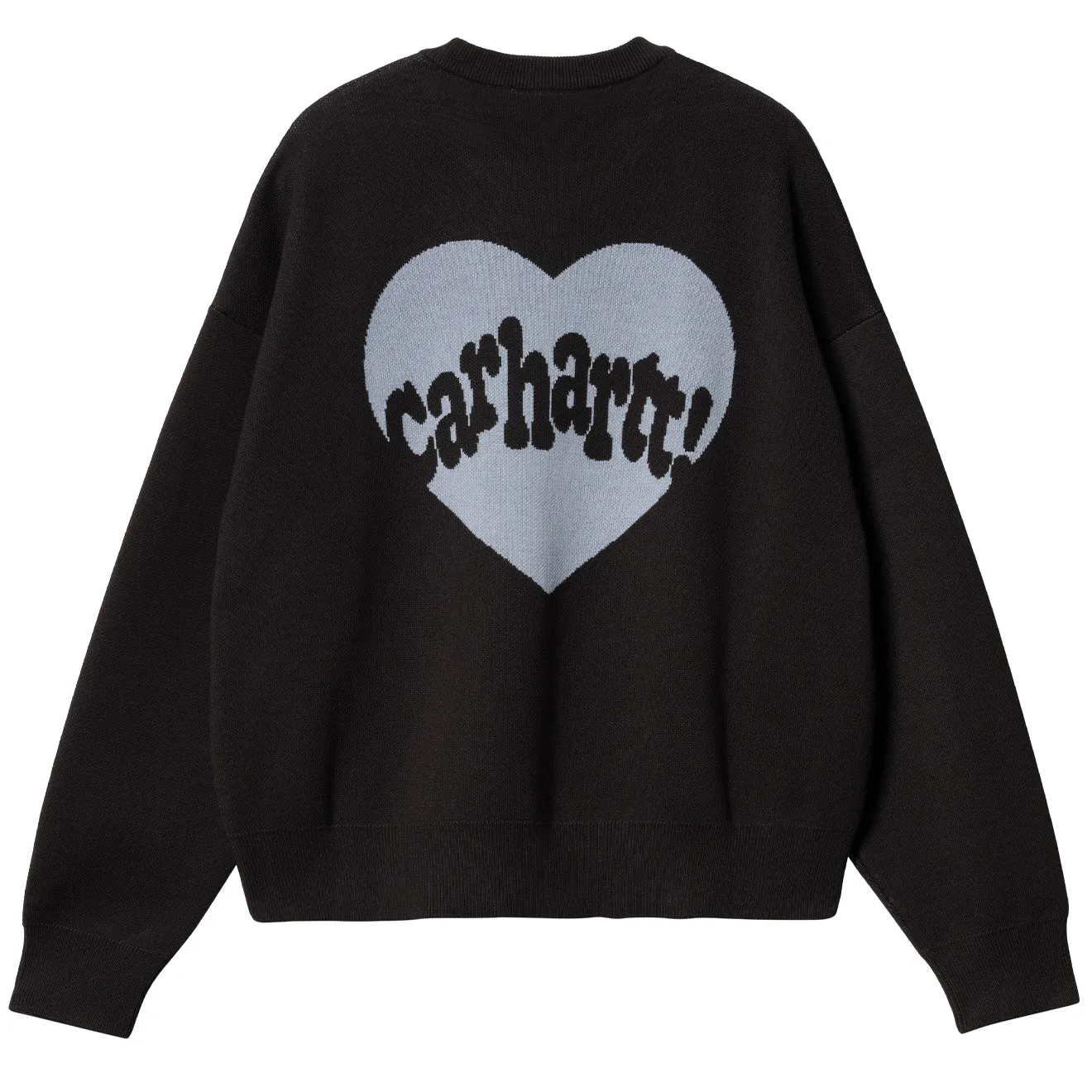 Carhartt WIP Womens Amour Sweater Black / Misty Sky