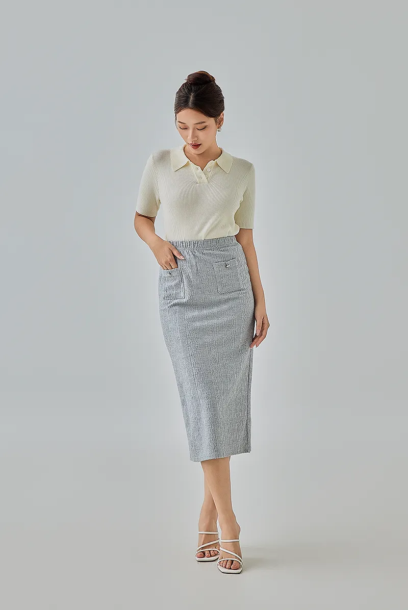 Christabel Knit Pencil Skirt
