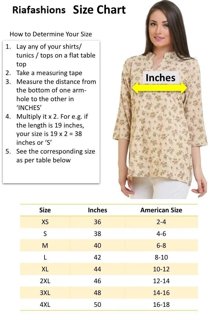 Cream Georgette Tunic