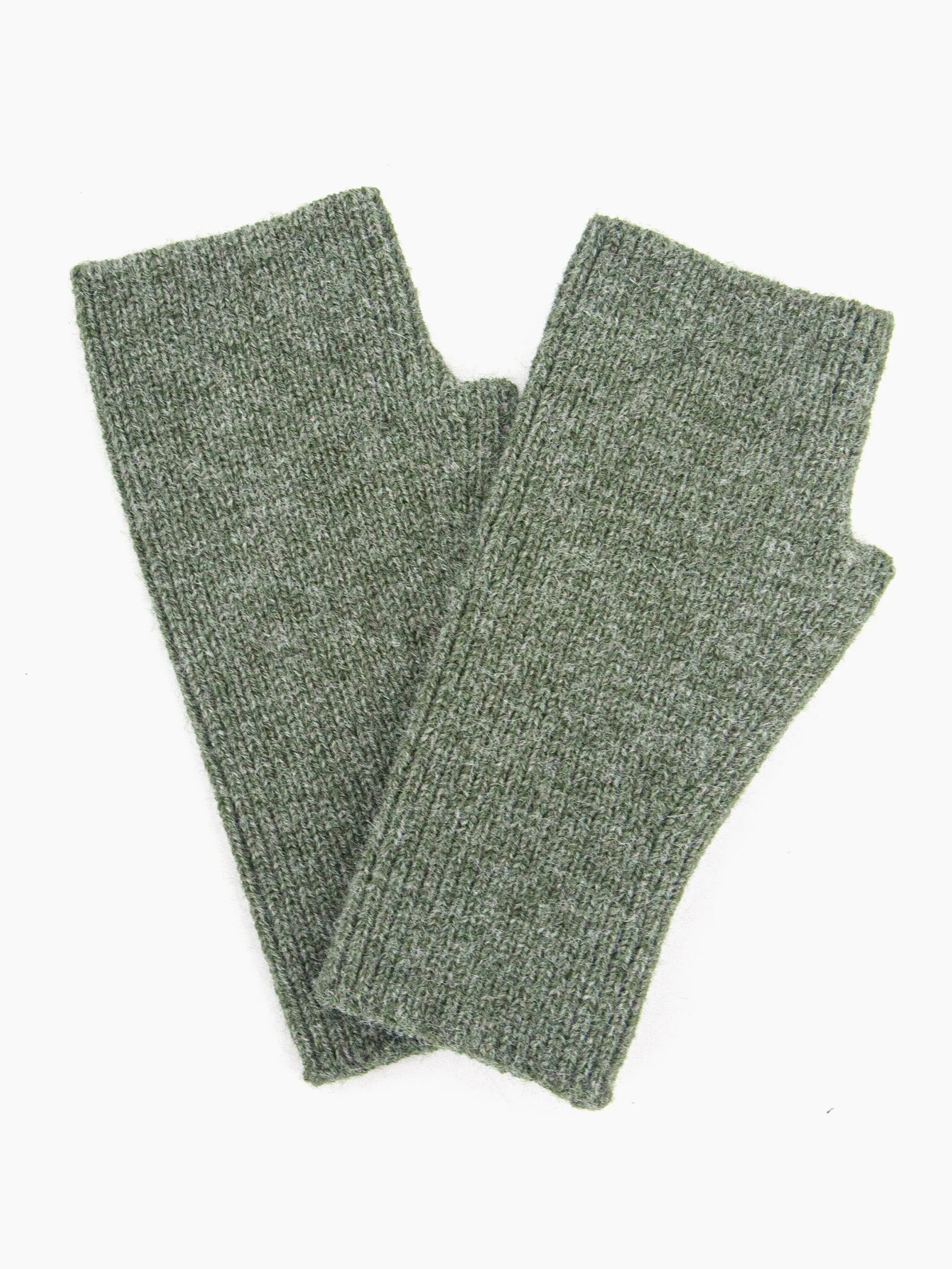 Dylan Wrist Warmers - Khaki, Knitted
