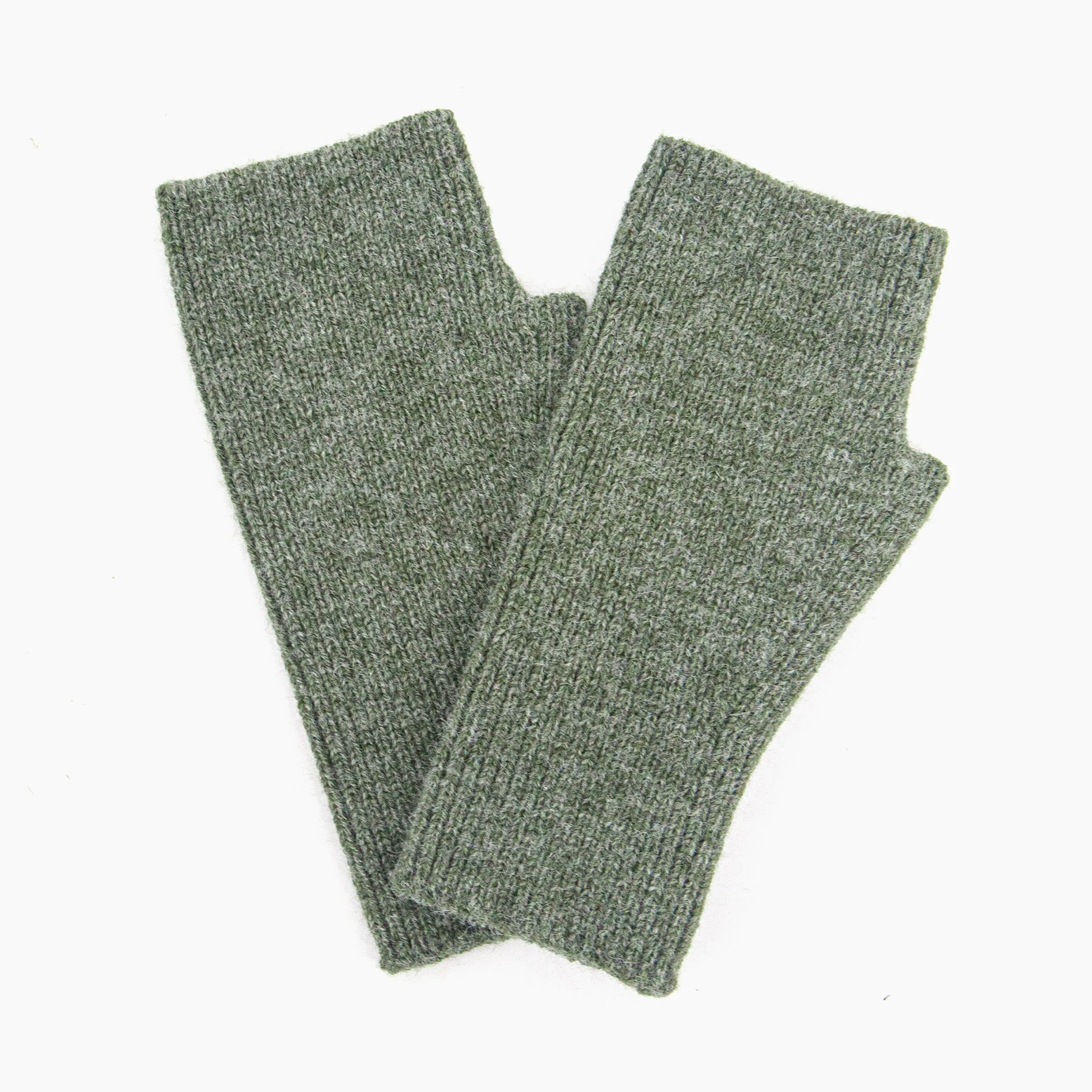 Dylan Wrist Warmers - Khaki, Knitted