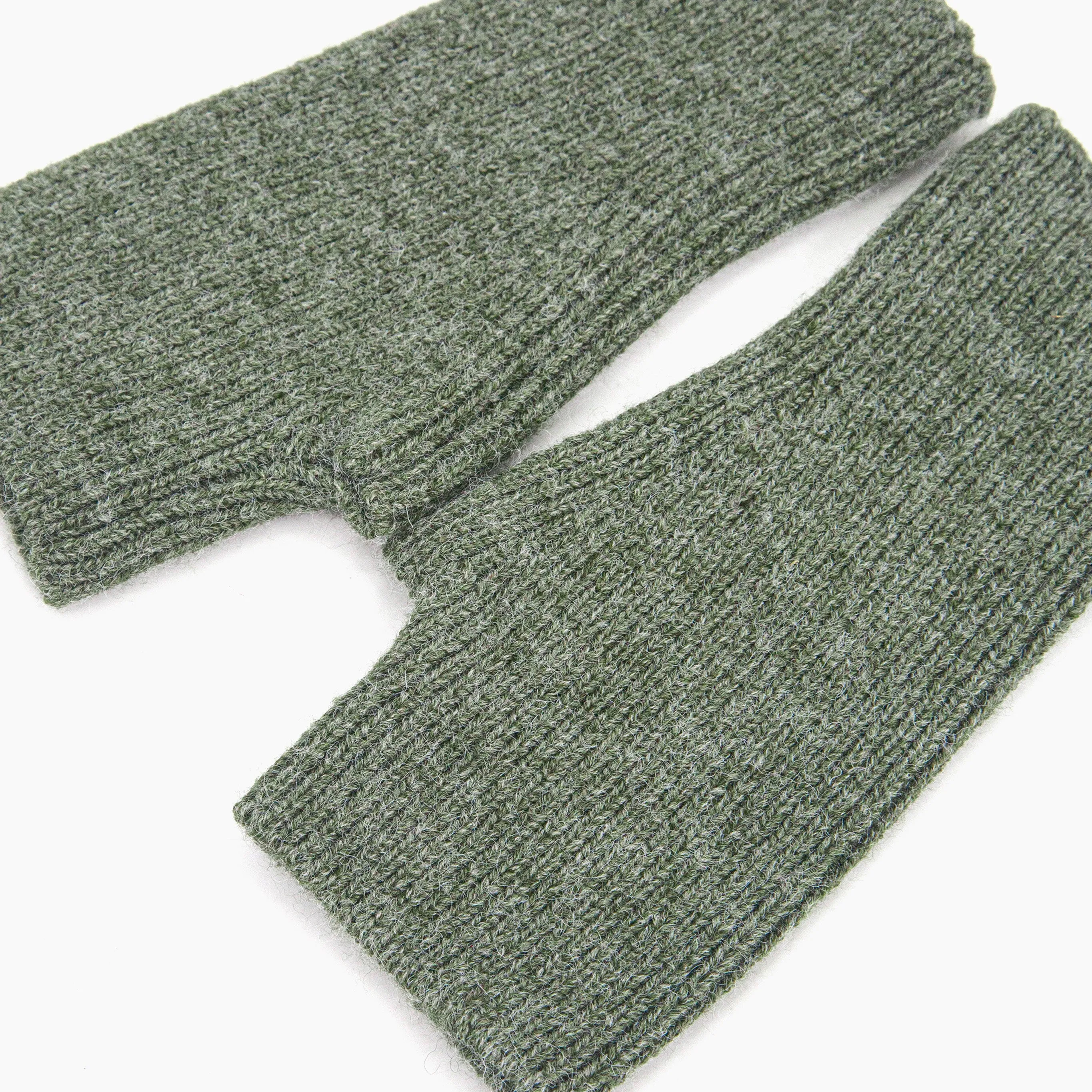 Dylan Wrist Warmers - Khaki, Knitted