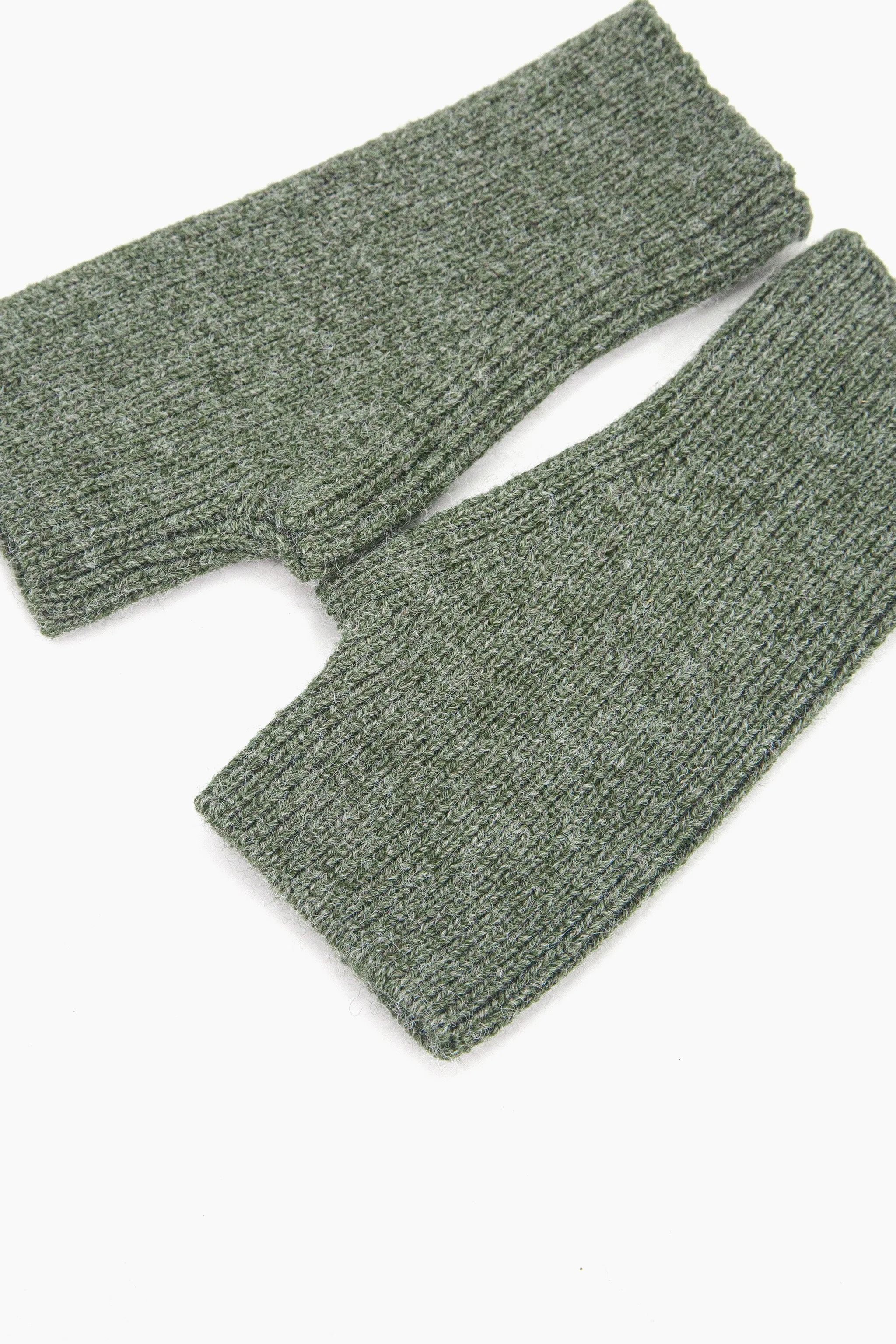 Dylan Wrist Warmers - Khaki, Knitted