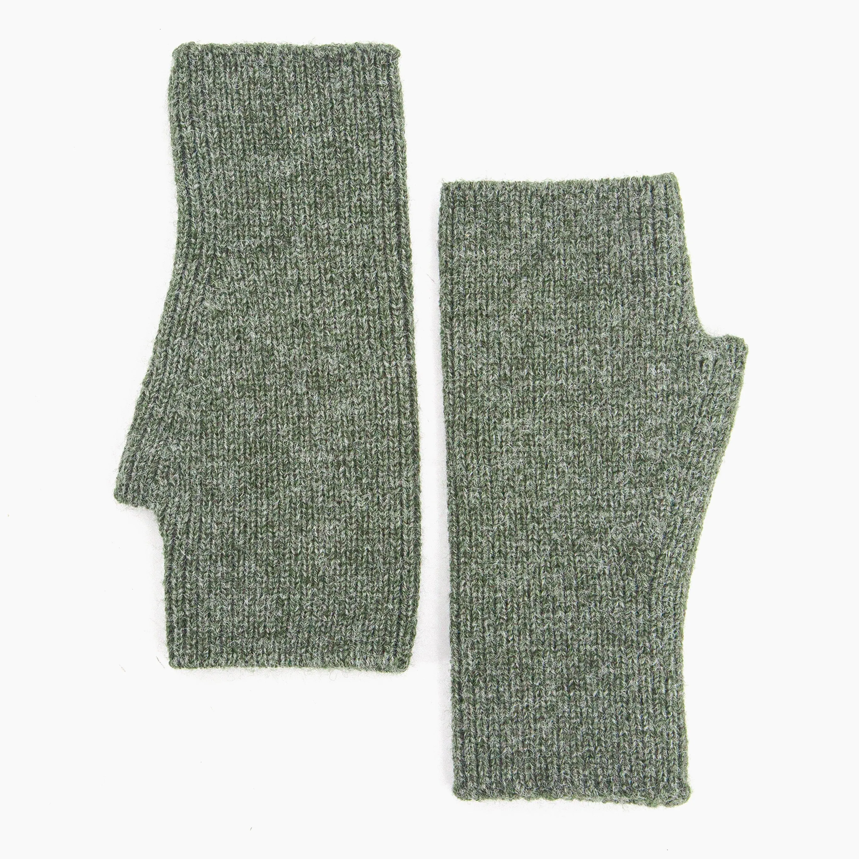 Dylan Wrist Warmers - Khaki, Knitted