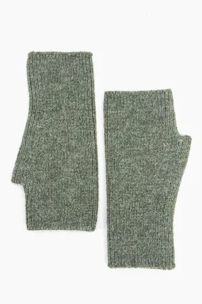 Dylan Wrist Warmers - Khaki, Knitted