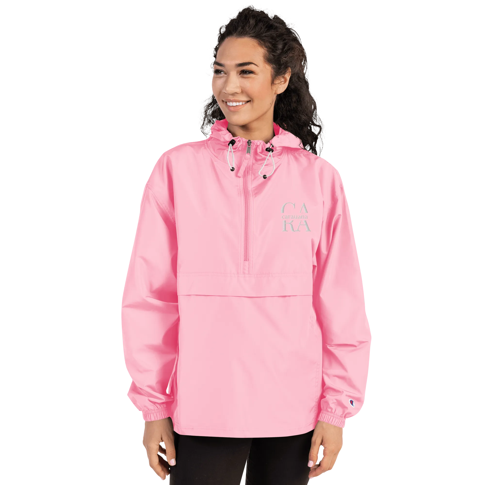 Embroidered Champion Packable Jacket