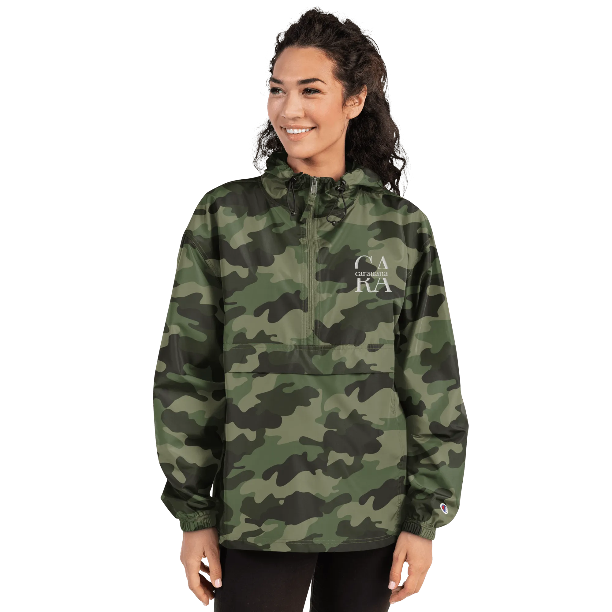 Embroidered Champion Packable Jacket