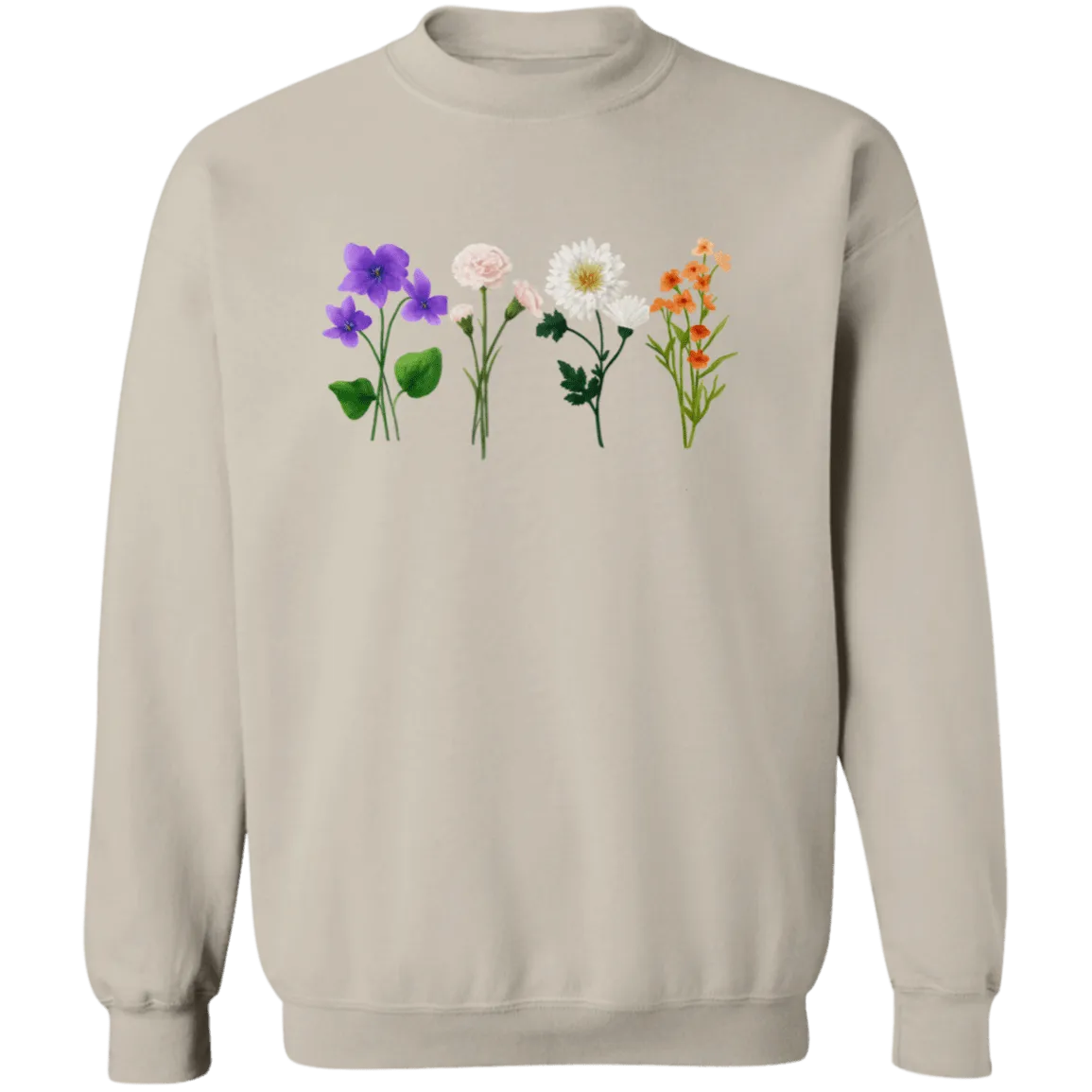Flower Crewneck Sweatshirt