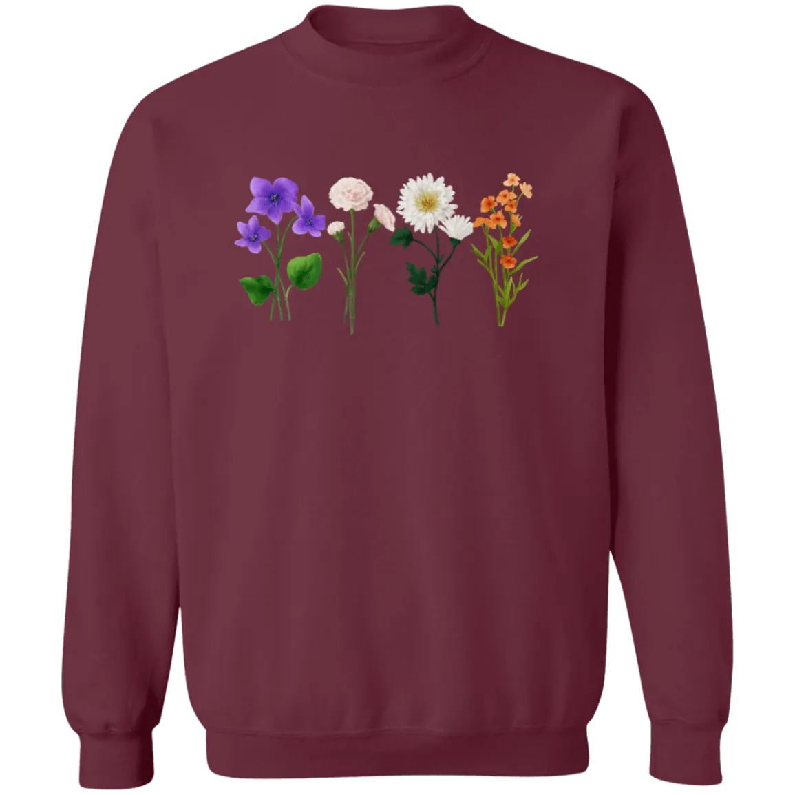 Flower Crewneck Sweatshirt