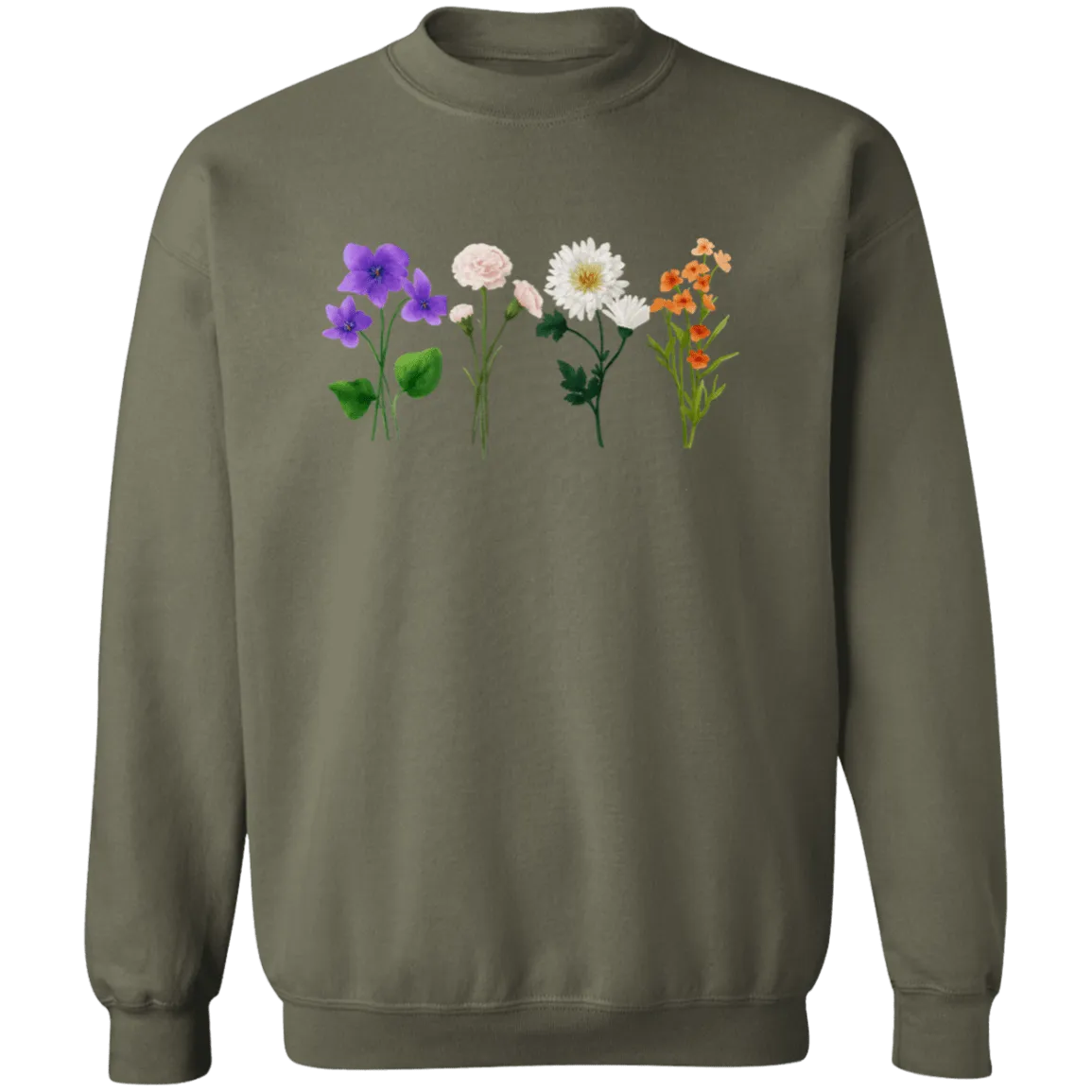 Flower Crewneck Sweatshirt