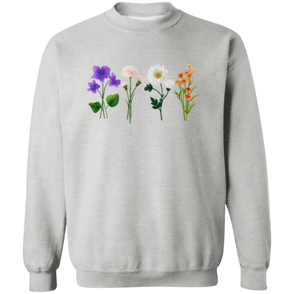 Flower Crewneck Sweatshirt
