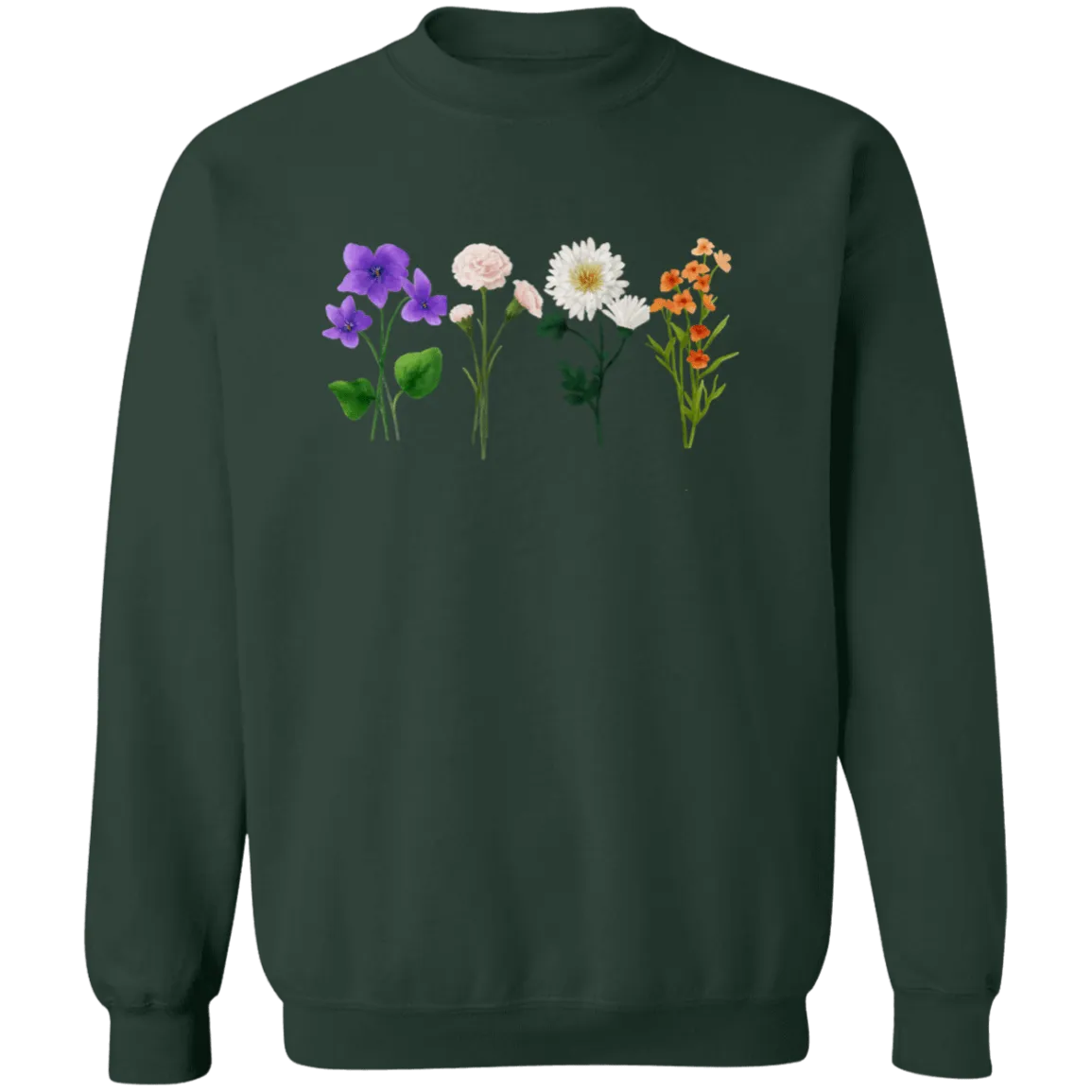 Flower Crewneck Sweatshirt