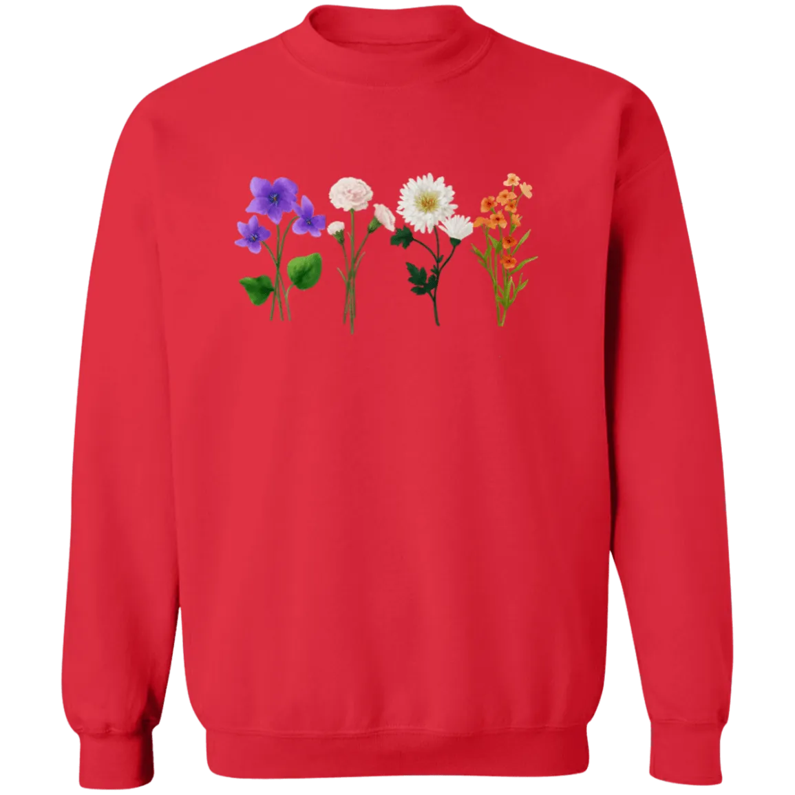 Flower Crewneck Sweatshirt