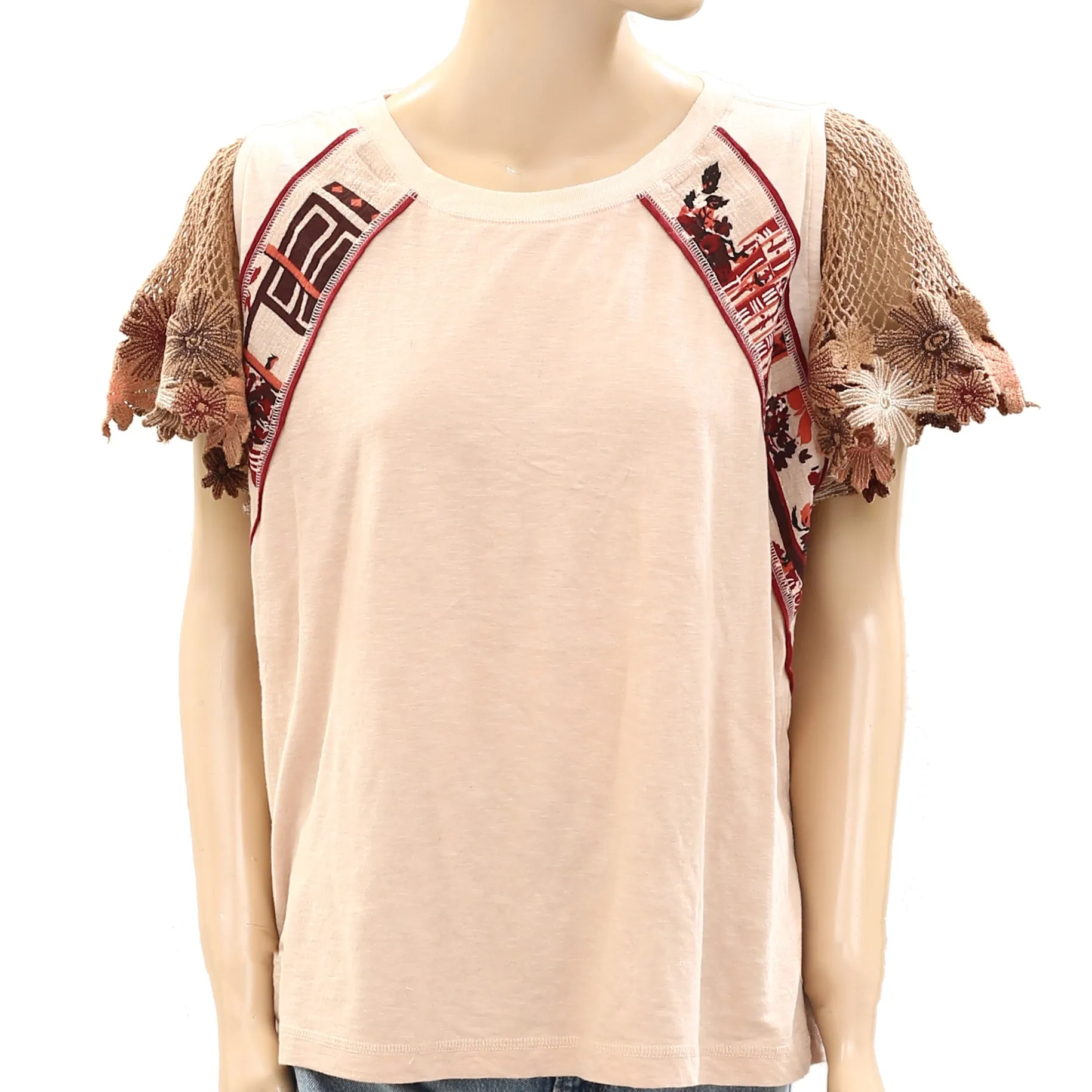 Free People As If Tee Tunic Top