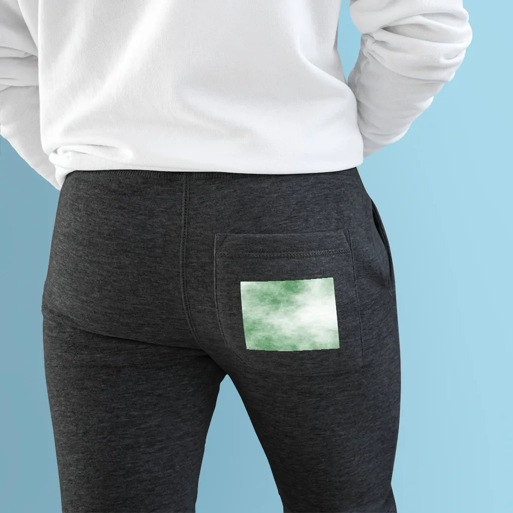 Green Clouds Premium Fleece Joggers