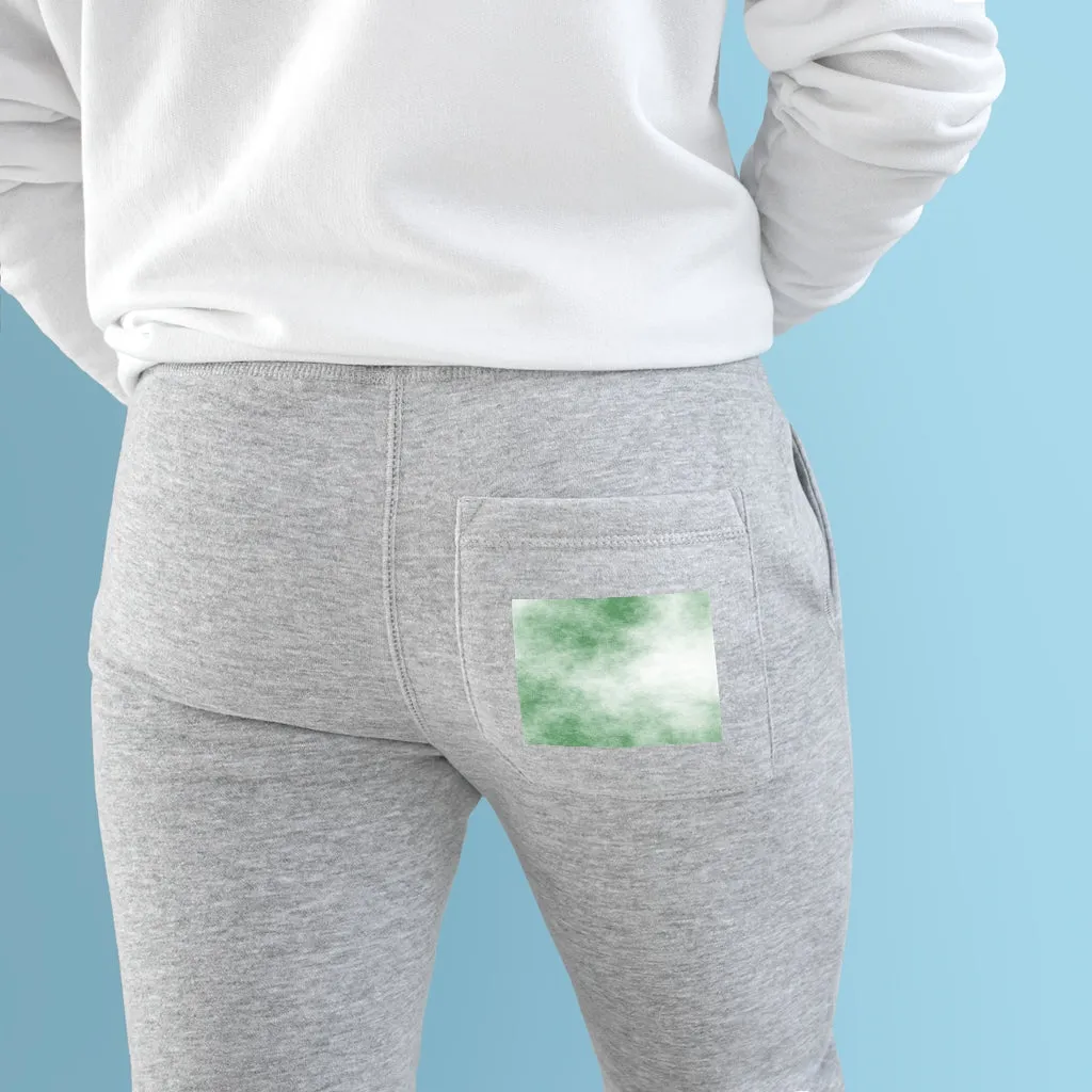 Green Clouds Premium Fleece Joggers