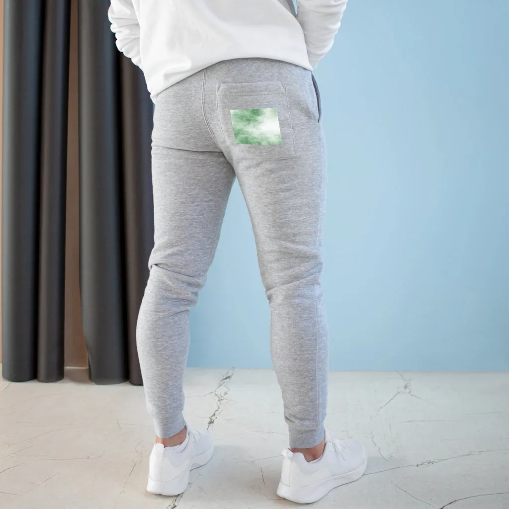 Green Clouds Premium Fleece Joggers