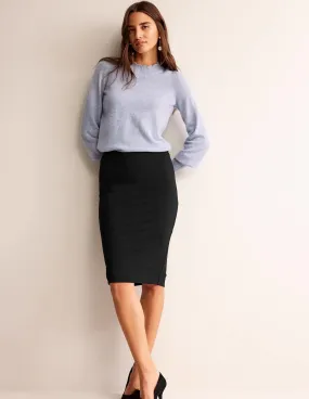Hampshire Ponte Skirt-Black