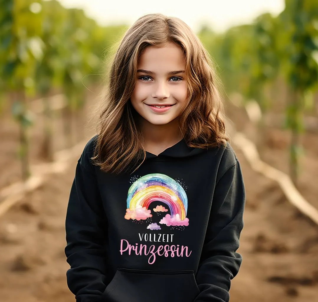 Hoodie Kinder - Vollzeit Prinzessin