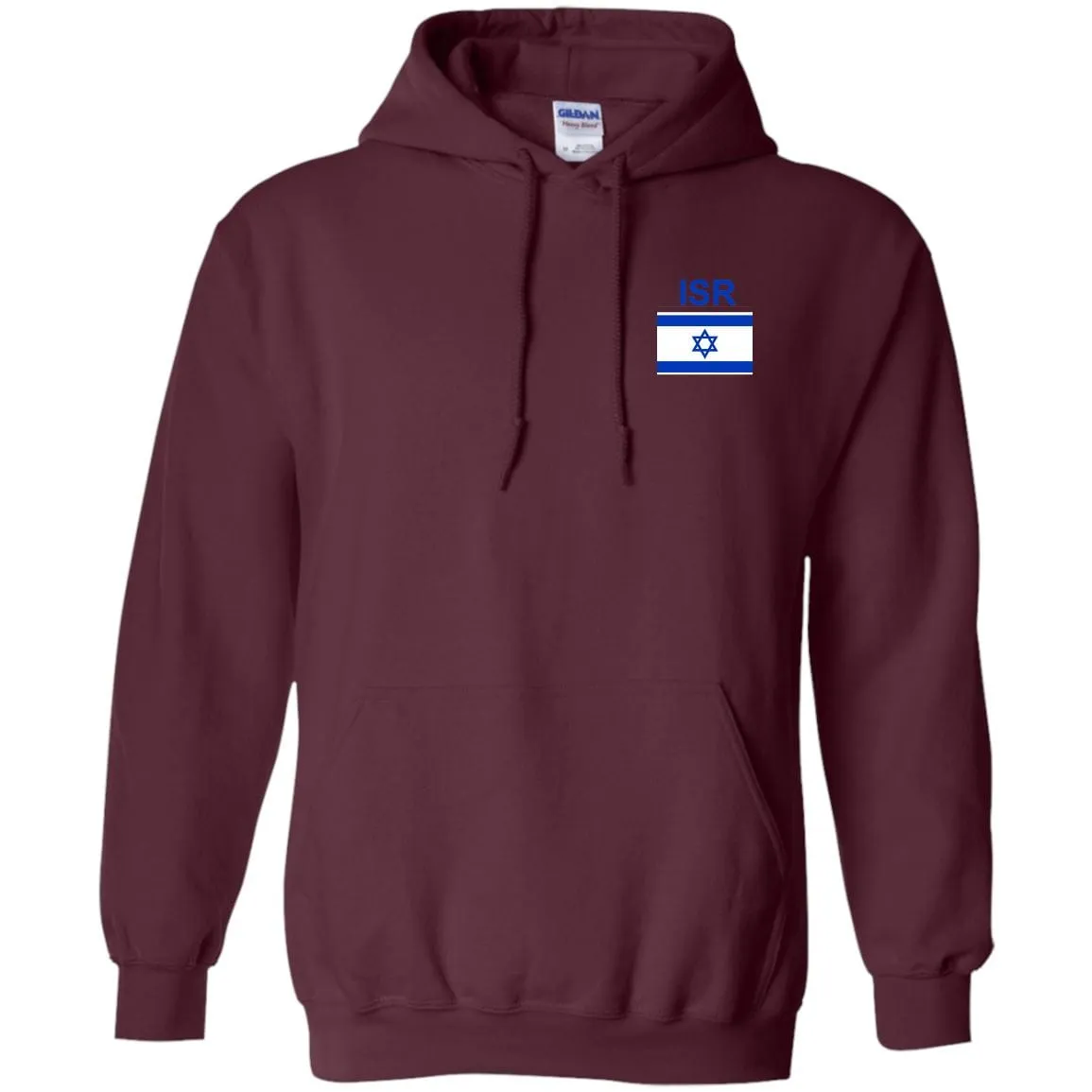 Israel Sweatshirt Pullover Hoodie Front & Back Print