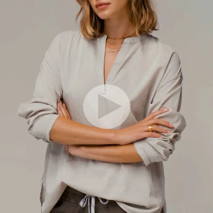 James Perse Bison Tunic Shirt