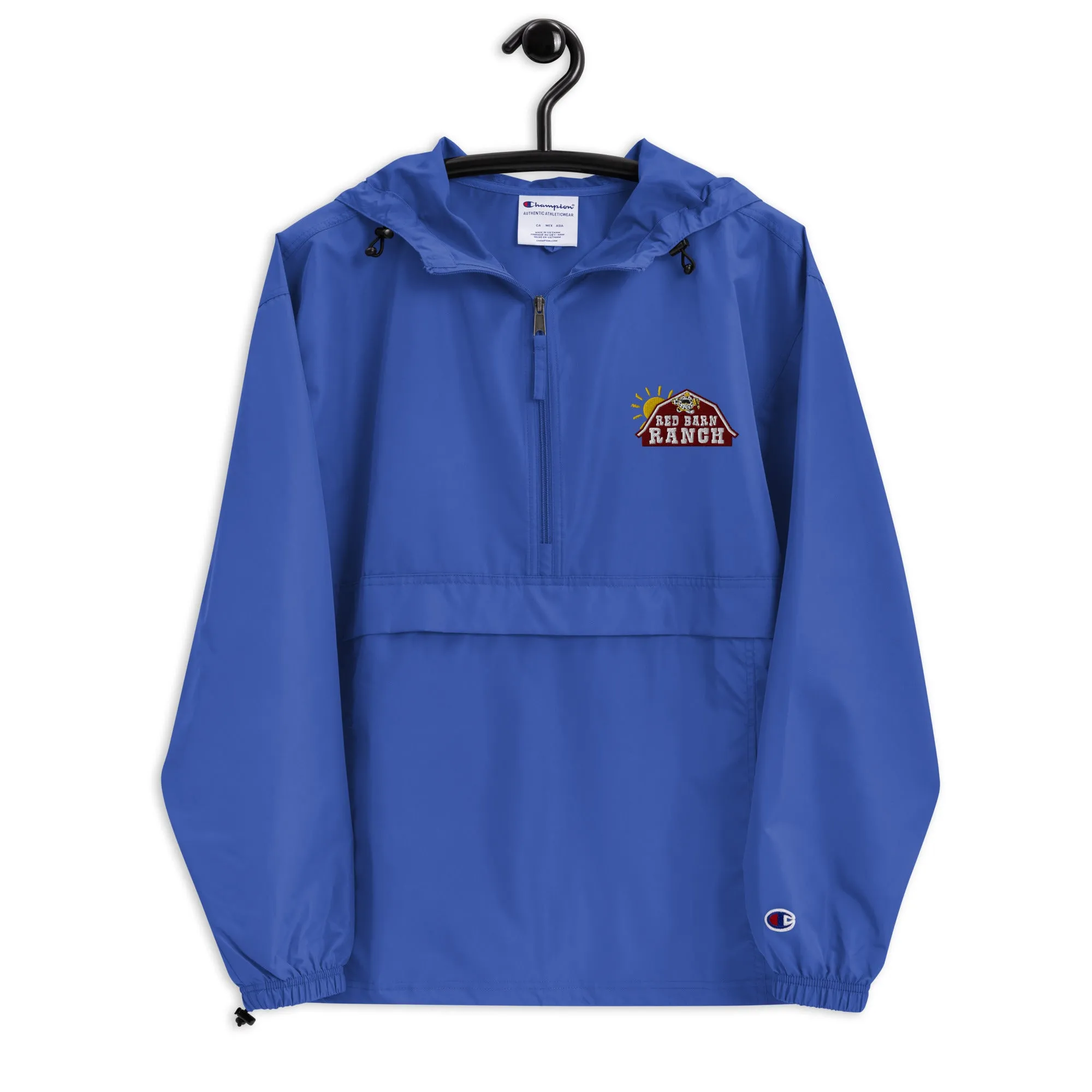 Kids After Hours Embroidered Champion Packable Jacket - Red Barn Ranch