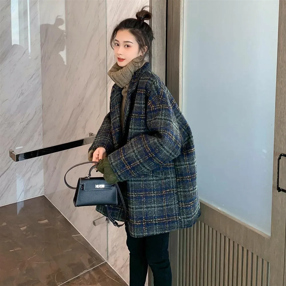 KOREAN WOOLEN VINTAGE COAT
