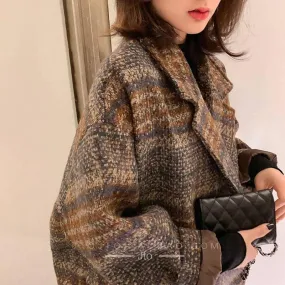 KOREAN WOOLEN VINTAGE COAT