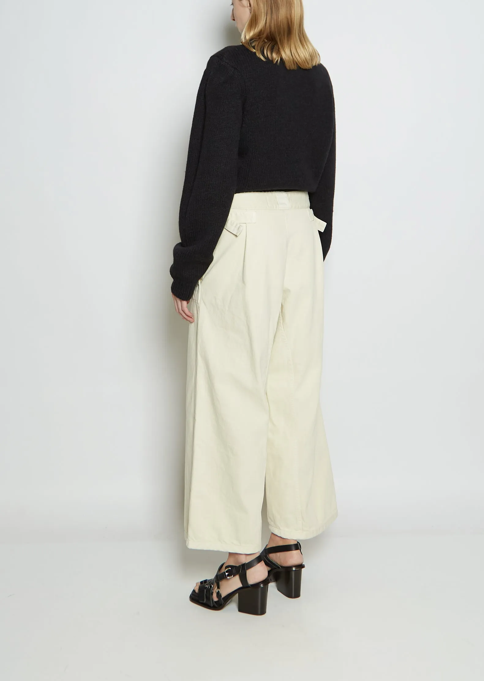 Large Cotton Denim Pant