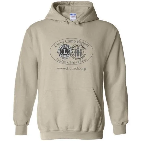 Lions Camp Badger Pullover Hoodie - Black Logo