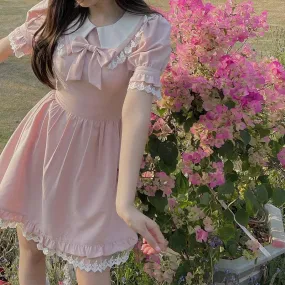 Magic Academy Days Off  Dress Kawaii Academia Y2K Cottagecore Coquette Fairycore Dollette Princesscore