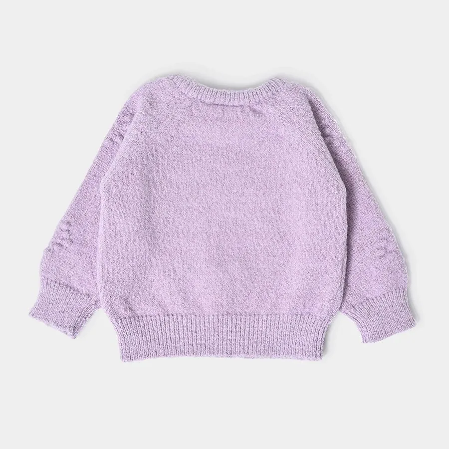 Misty Glimmer Knitted Sweater for Kids