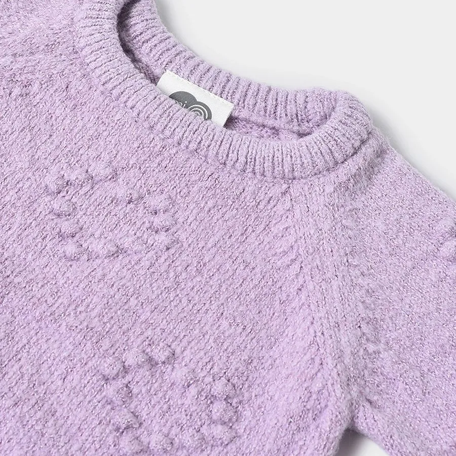 Misty Glimmer Knitted Sweater for Kids