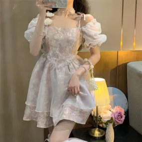 of the Woodlands    Dress Kawaii Academia Y2K Cottagecore Coquette Fairycore Dollette Princesscore