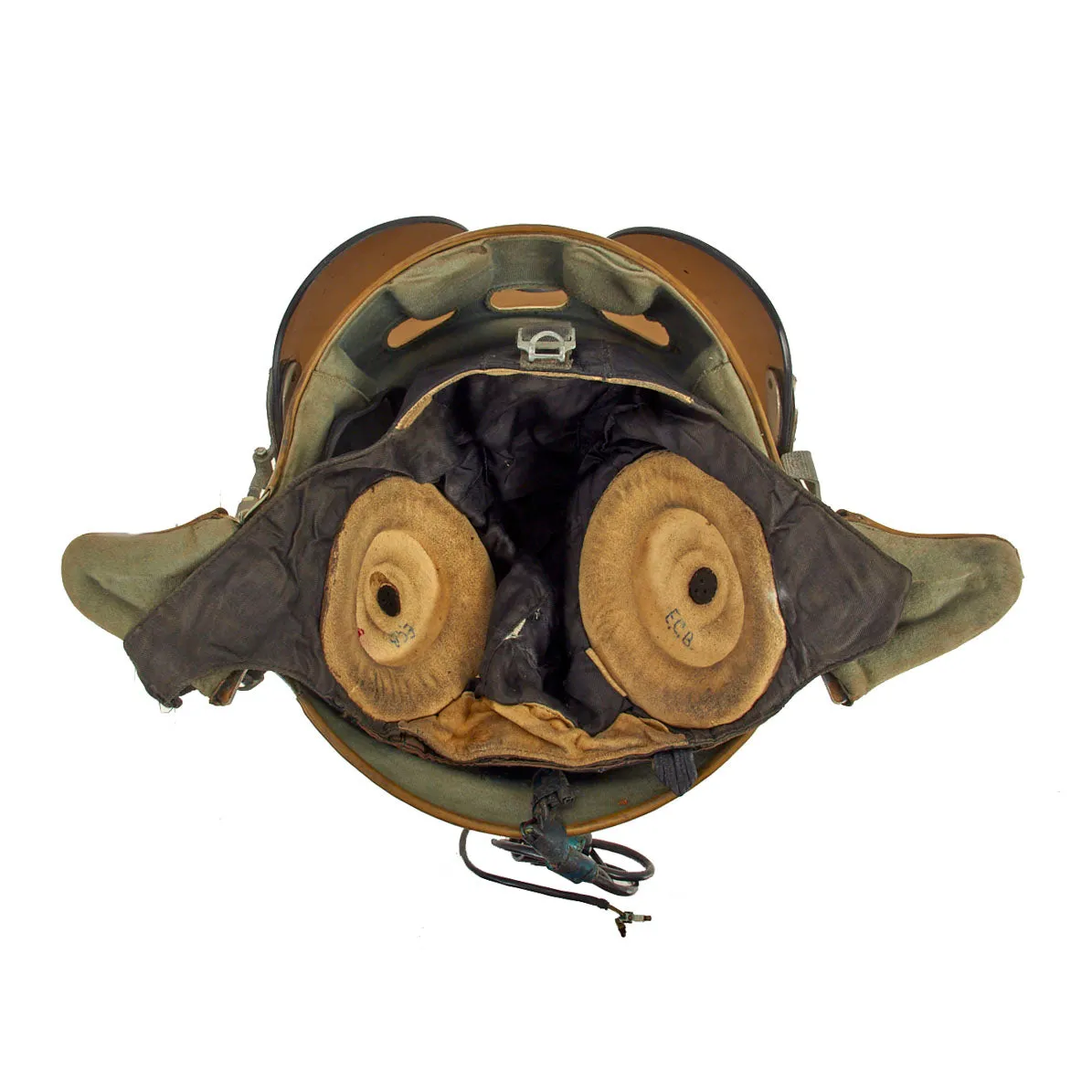 Original Vietnam War Vietnam People's Air Force Uniform Set With Helmet, Oxygen Mask, Boots and Photo - 7 Items