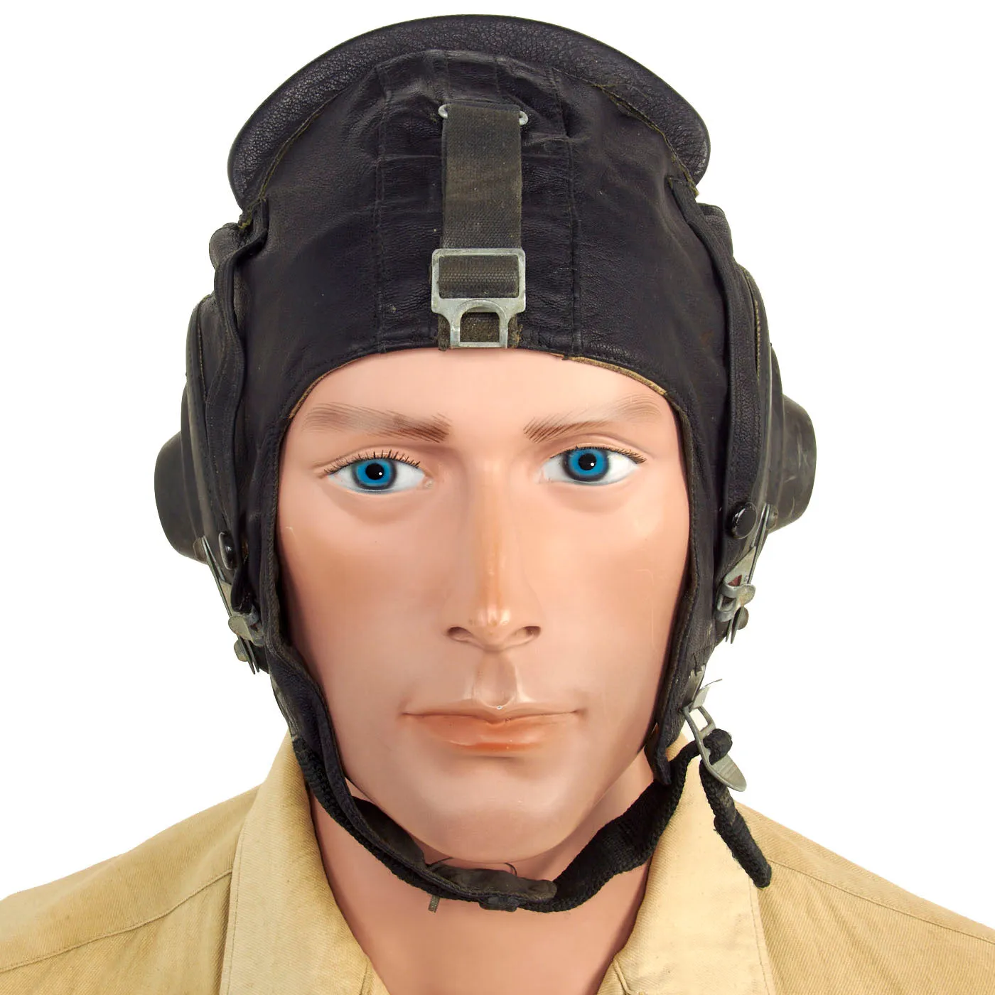 Original Vietnam War Vietnam People's Air Force Uniform Set With Helmet, Oxygen Mask, Boots and Photo - 7 Items
