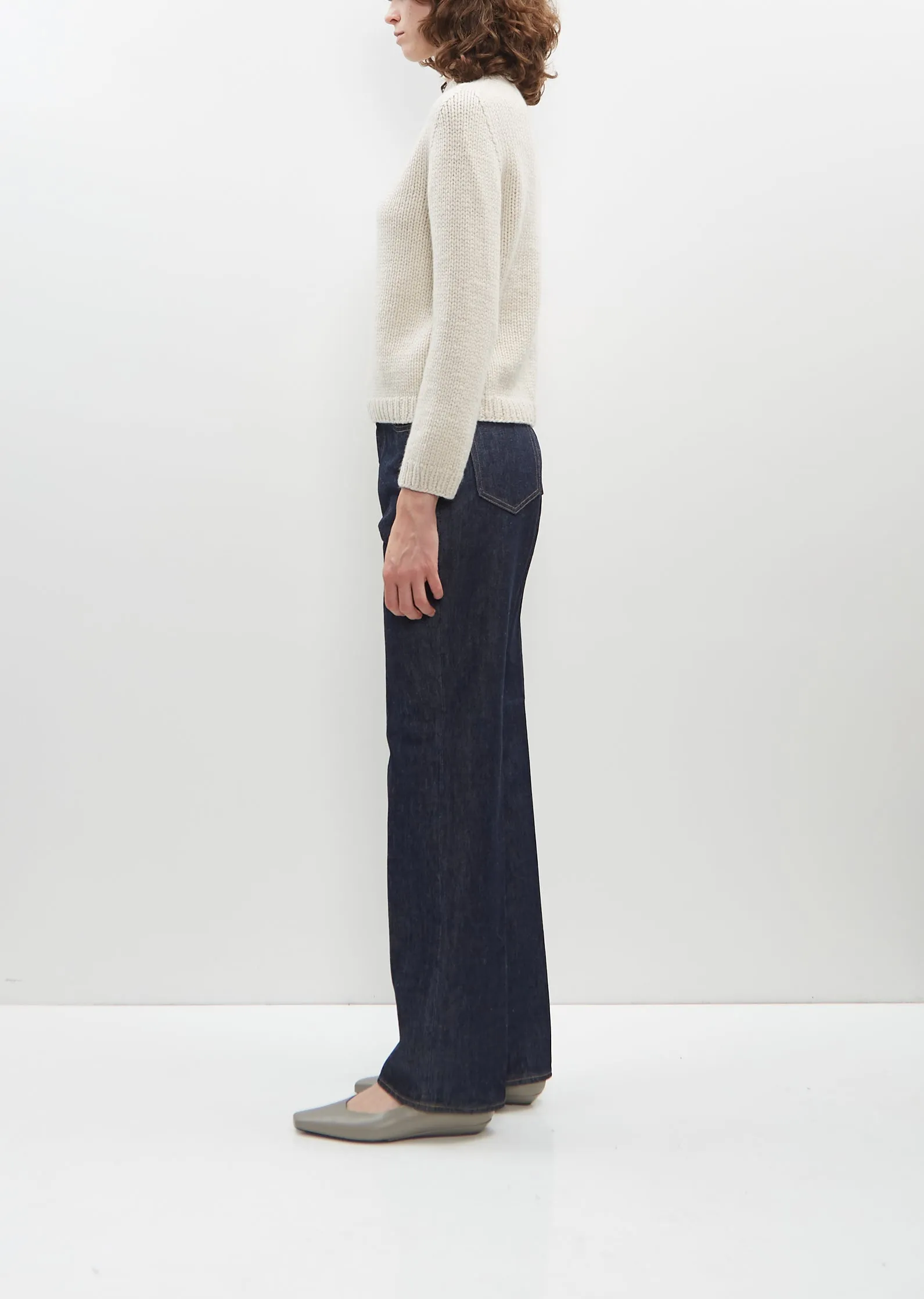 Parker Cashmere Sweater — Latte