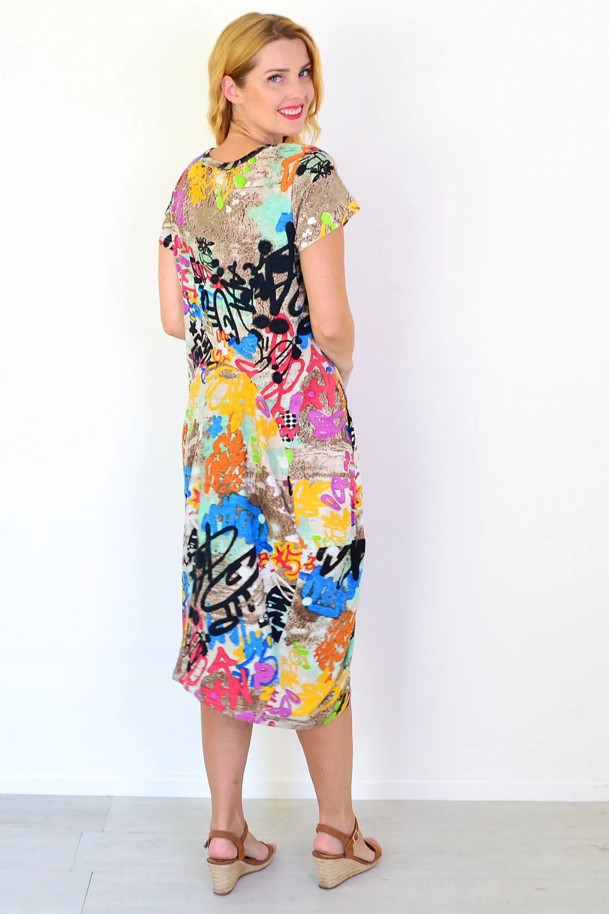 Rineia Short Sleeve Bubble Dress
