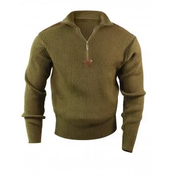 Rothco Quarter Zip Acrylic Commando Sweater