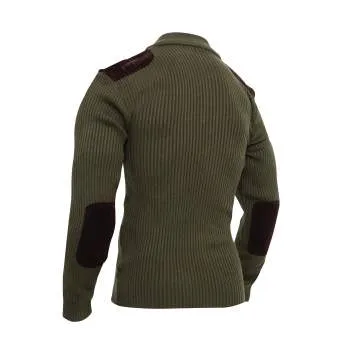 Rothco Quarter Zip Acrylic Commando Sweater