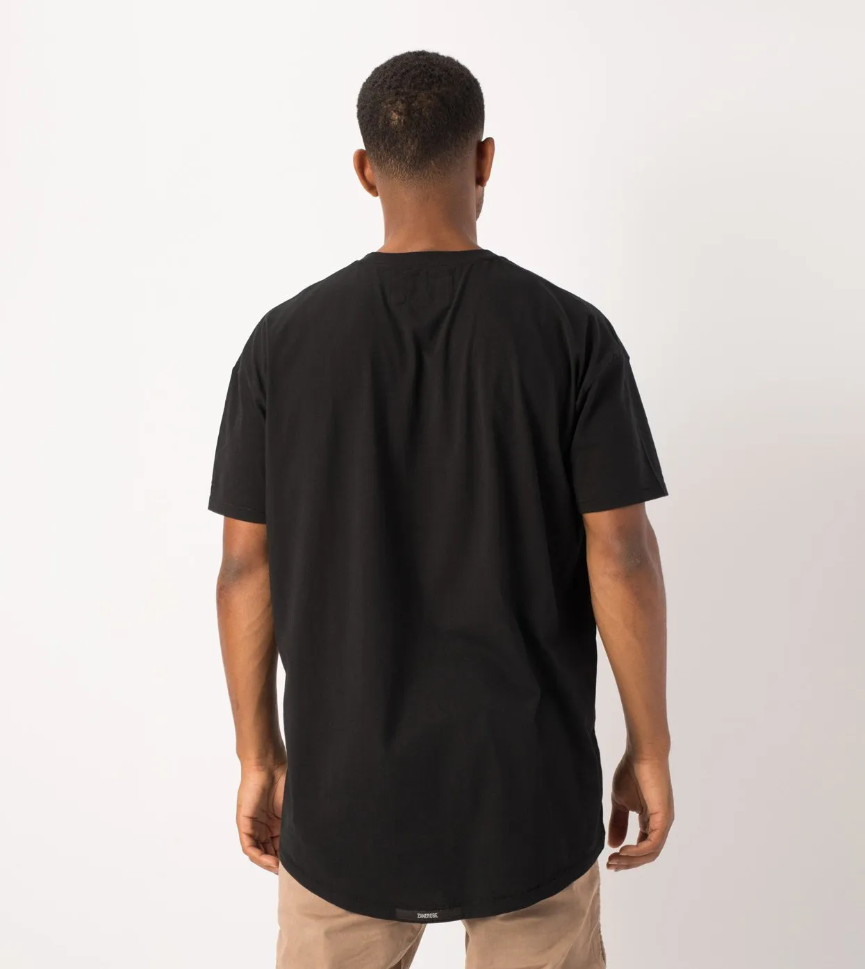 Shield Rugger Tee Black