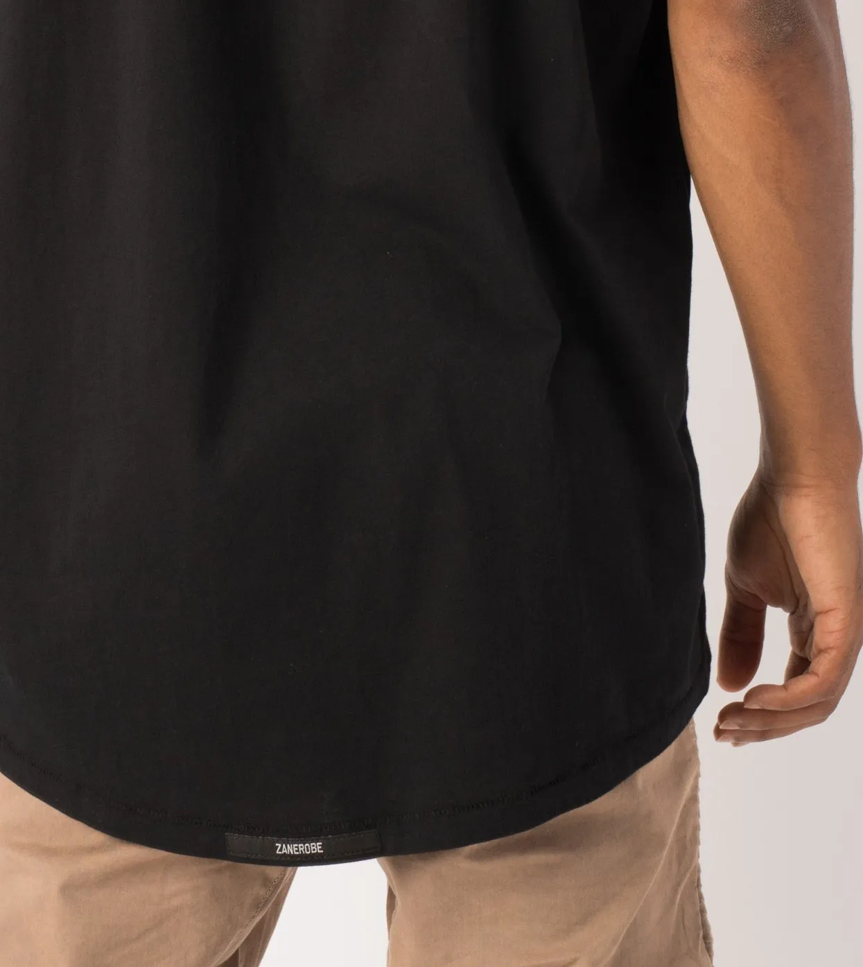 Shield Rugger Tee Black