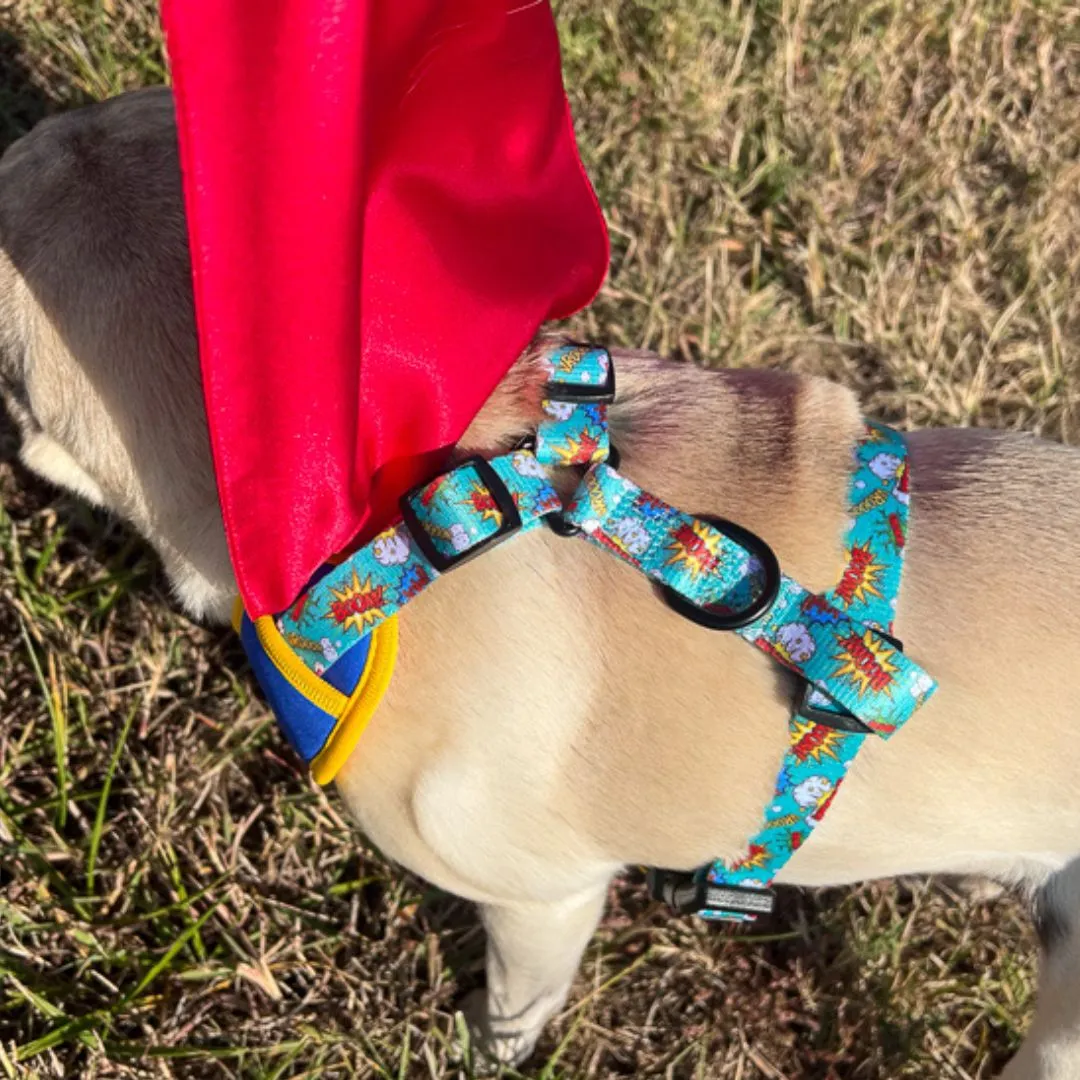 SuperDog Harness | Super Blue & Super Pink