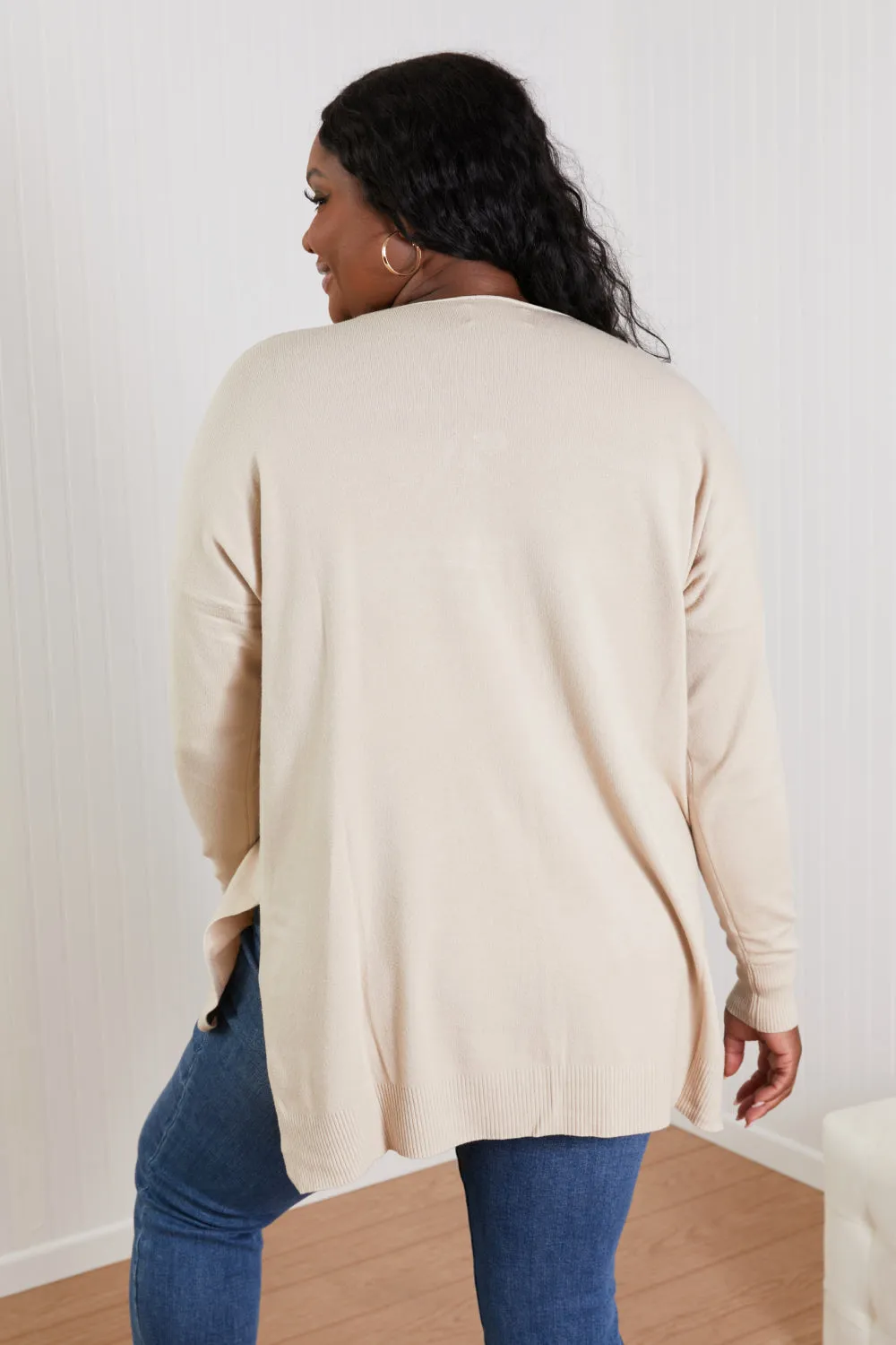 Sweater Weather Center Seam Tunic Sweater